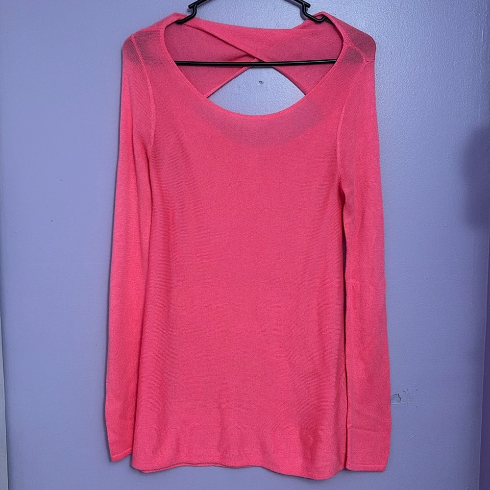 Lilly Pulitzer hot pink long sleeve dress/ long top size small